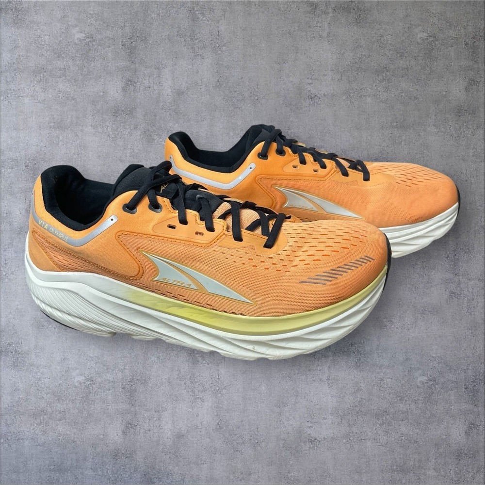 Altra Via Olympus Orange Road Running Trainer Shoes Sneakers Mens 11.5